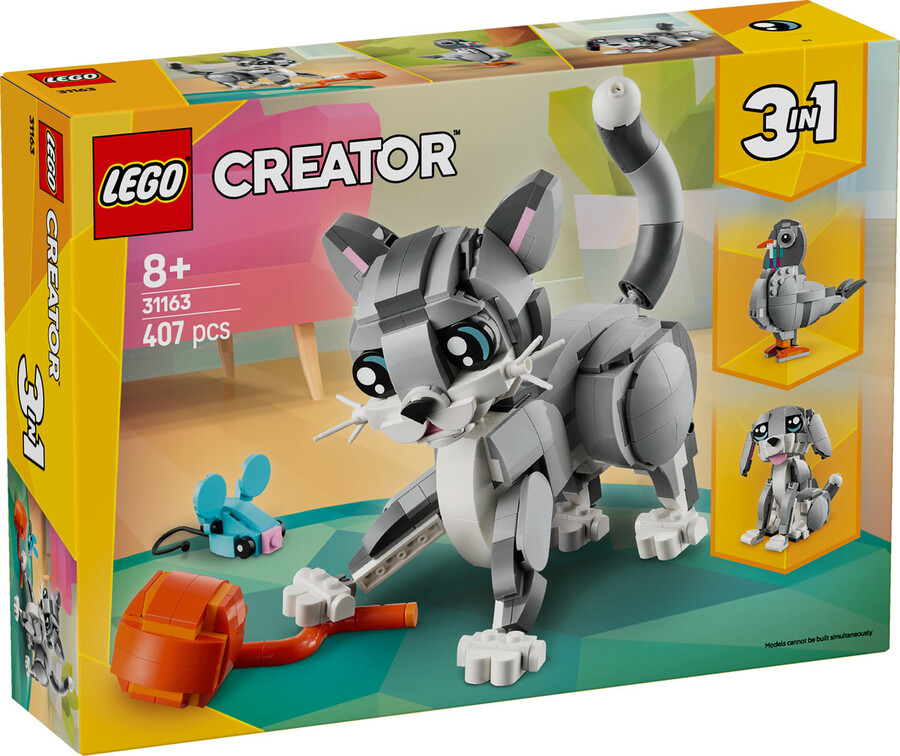 LEGO Creator 3'ü 1 Arada Oyunbaz Kedi 31163