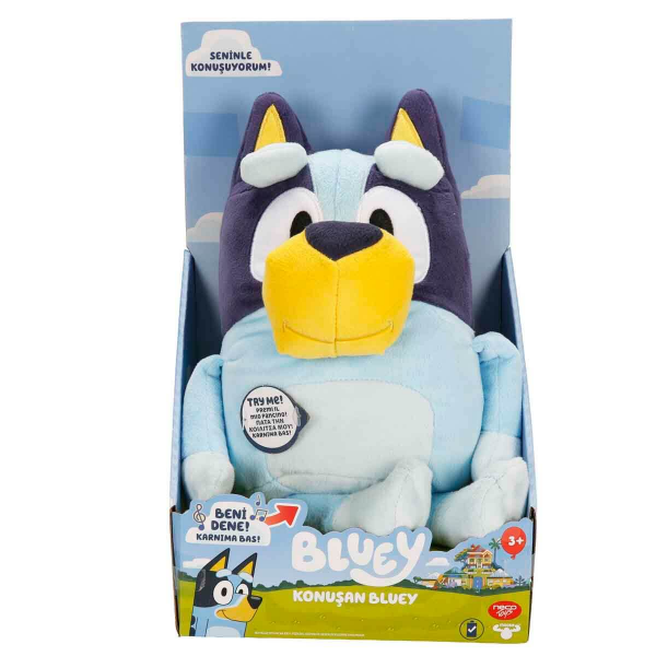 Bluey Türkçe Konuşan Peluş Figür 35 cm