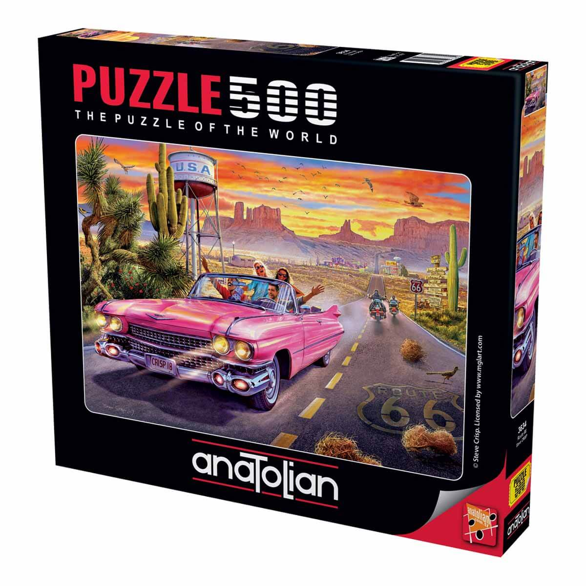 Anatolian Puzzle Route 66 500 Parça