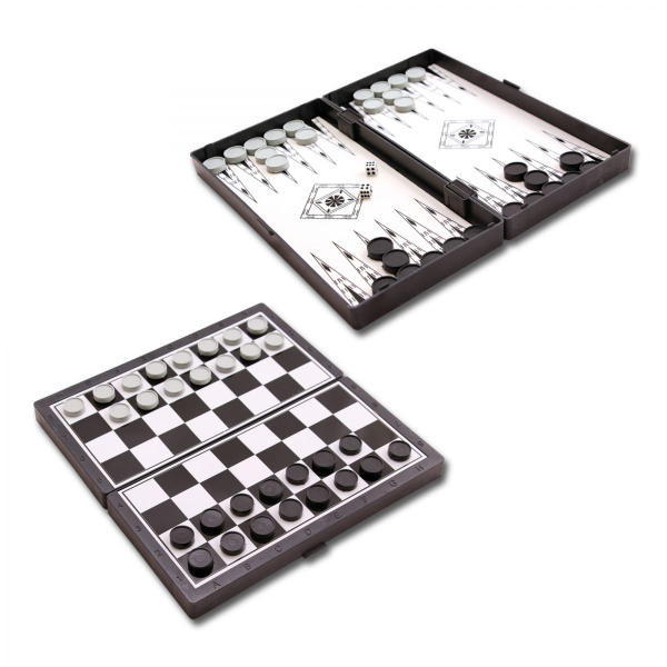 Star Manyetik Satranç Tavla Dama Set 3lü