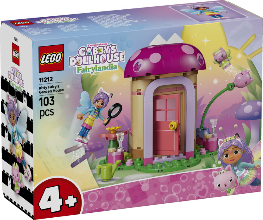 LEGO Gabby s Dollhouse Peri Kedinin Bahçe Evi 11212