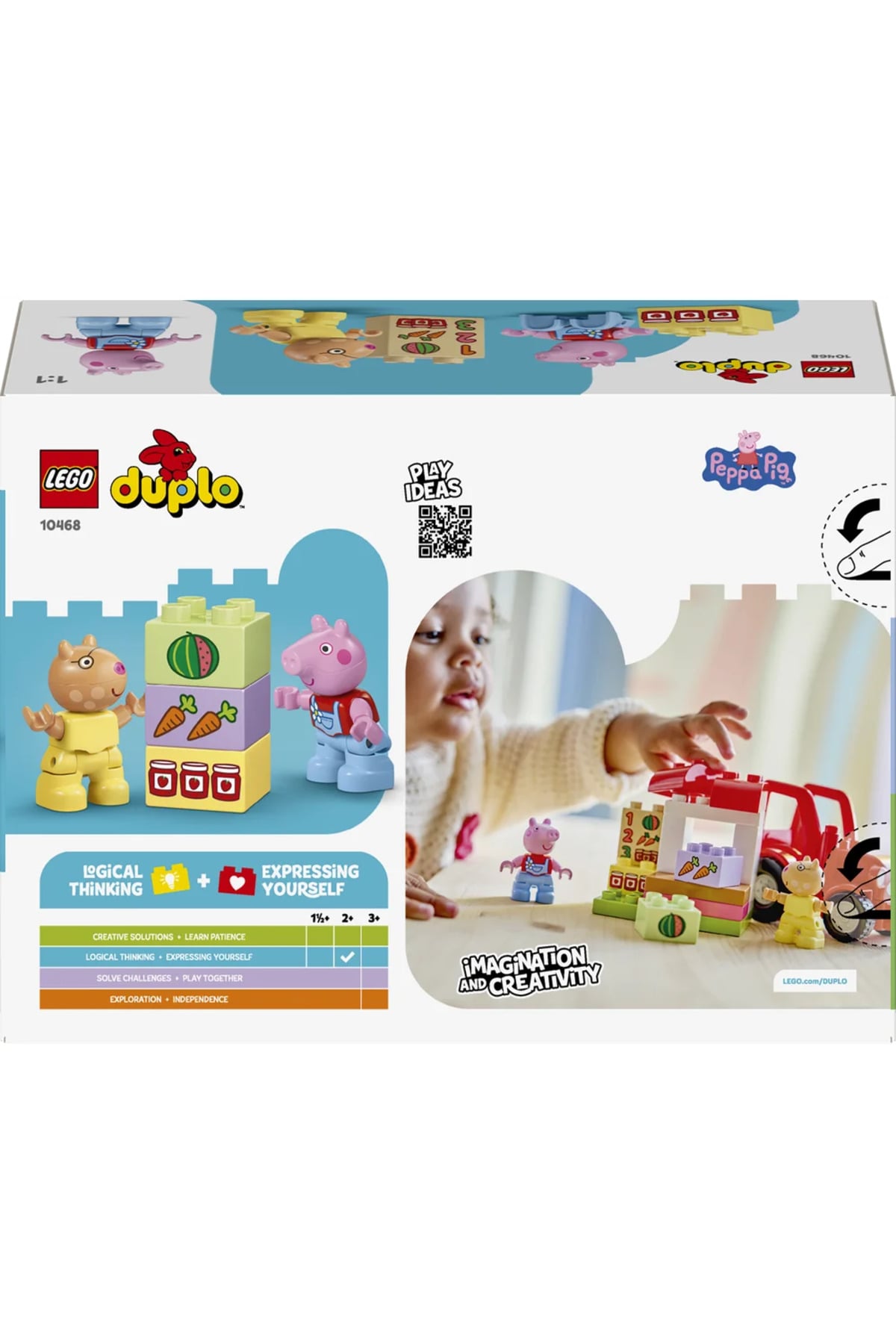 LEGO DUPLO Peppa Pig Traktör ve Pazar 10468