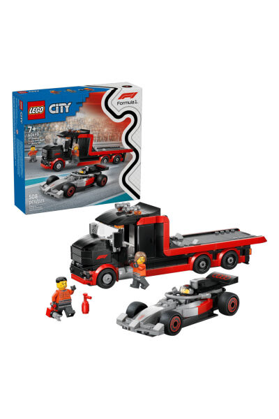 LEGO City Audi F1 Yarış Arabalı F1 Sergileme Kamyonu 60493