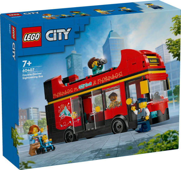 LEGO City Kırmızı İki Katlı Gezi Otobüsü 60407