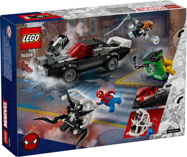 LEGO Marvel Örümcek Adam Venom Arabasına Karşı 76309