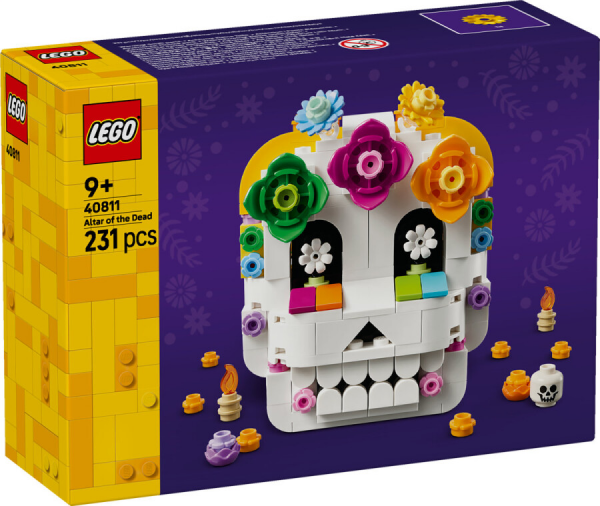 LEGO Ölüler Günü Sunağı Ölüler Günü Kafatası Modeli 40811