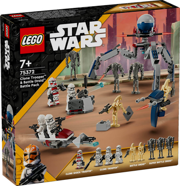 LEGO Star Wars Klon Trooper ve Savaş Droidi Savaş Paketi 75372