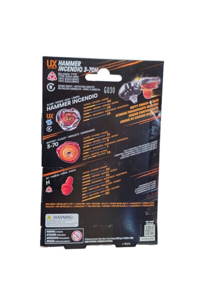 Beyblade Ux H.Incendio 1li Set 3-70H-TP1752