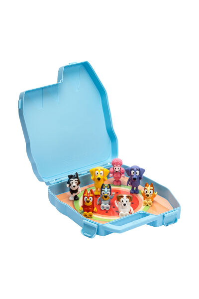 Bluey Delüks Taşıma Çantası Figür Set 8li
