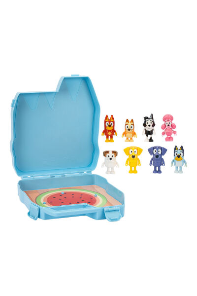 Bluey Delüks Taşıma Çantası Figür Set 8li