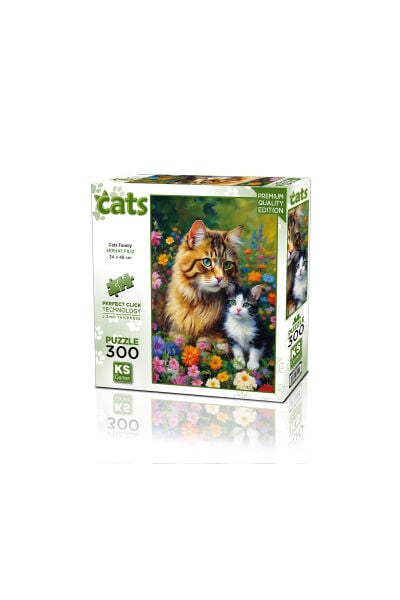 Cats Family Puzzle 300 Parça
