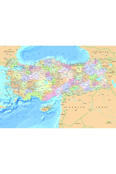 Türkiye Haritası Puzzle 300 Parça