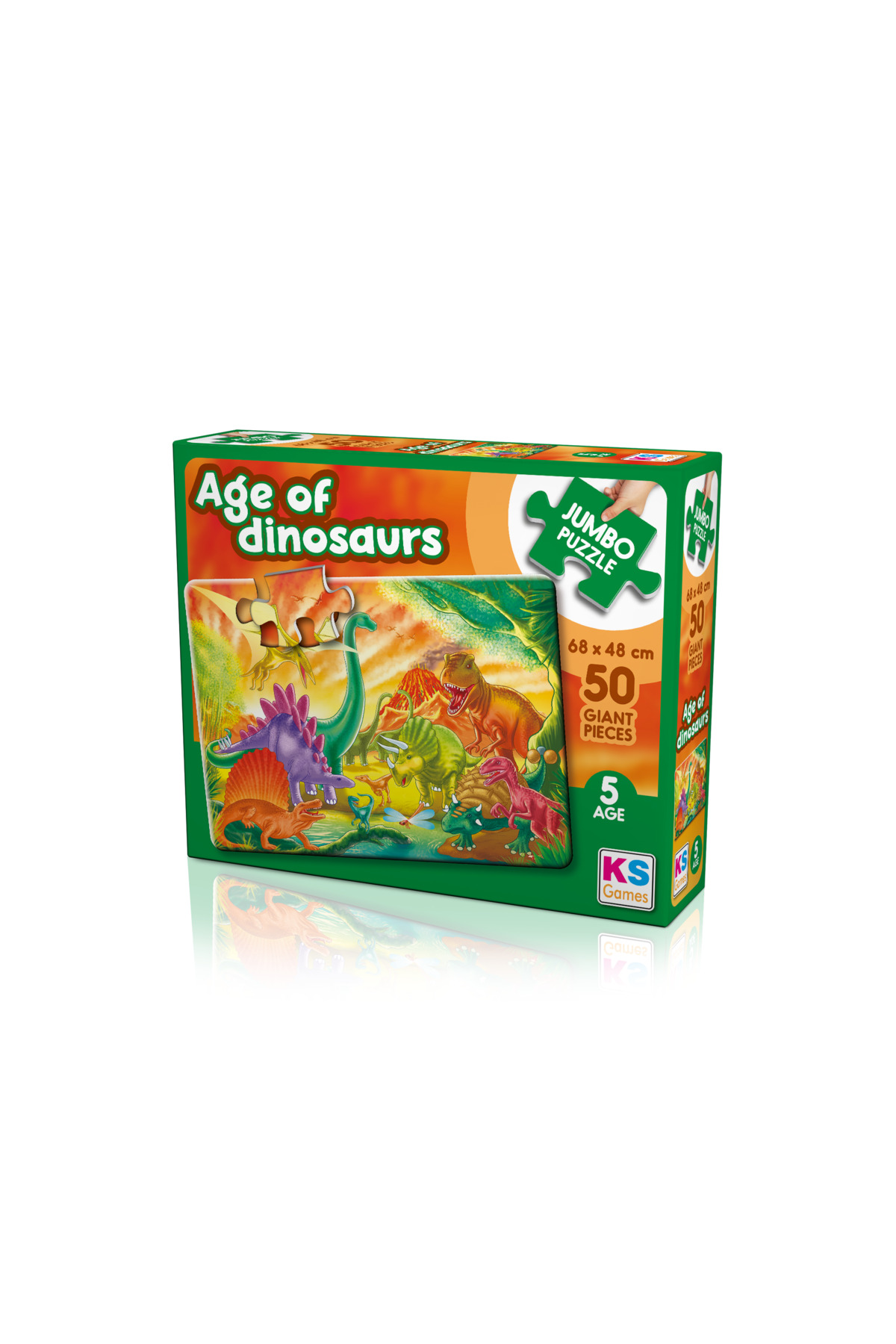 The Age Of Dinosaurs Dev Puzzle 50 Parça