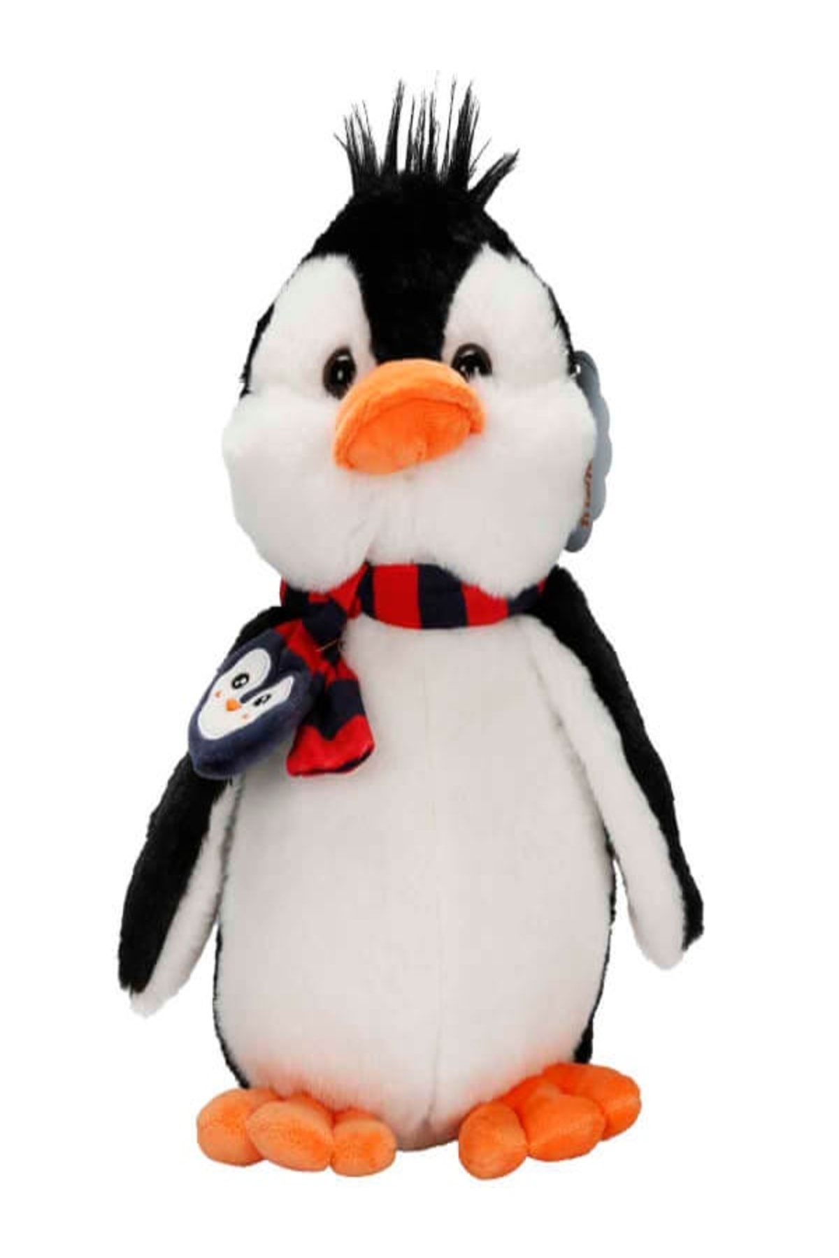Atkılı Oturan Peluş Penguen 32 cm