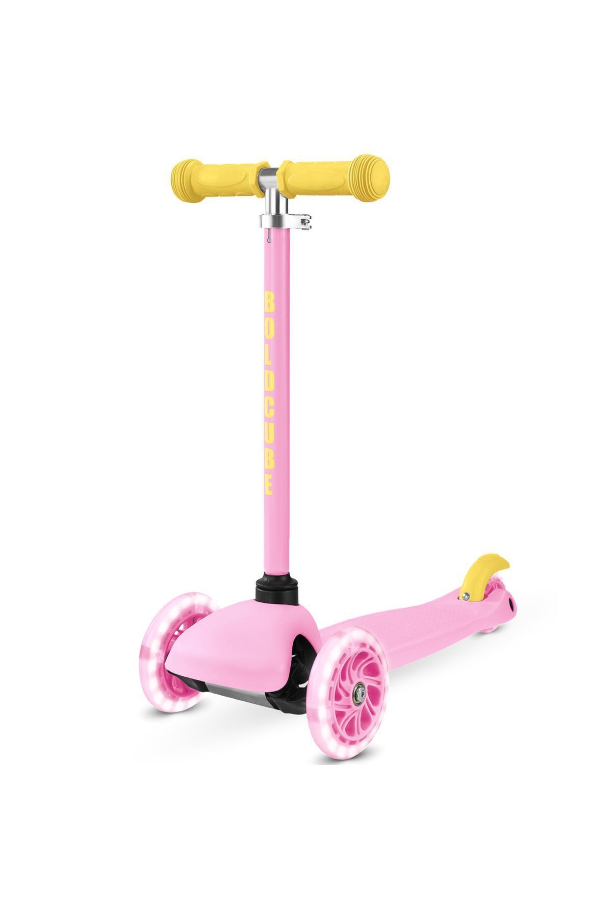 BoldCube Teeny 3T LED Işıklı Scooter Pembe