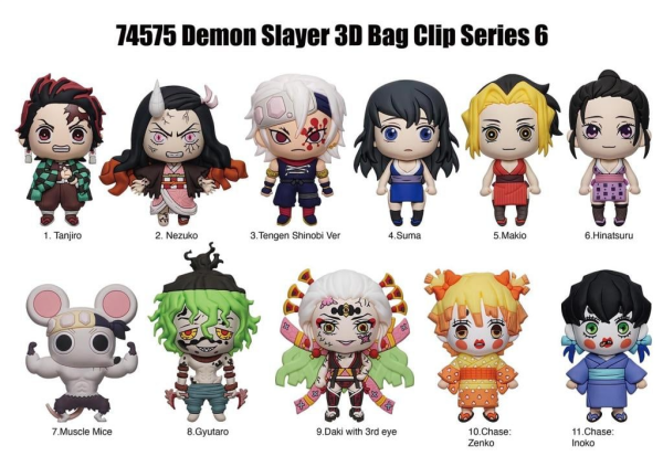 Monogram Demon Slayer Klipsli Sürpriz Figür Seri 6