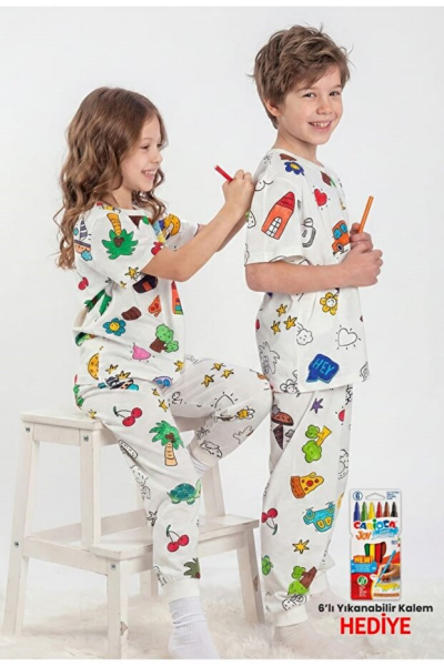 Carioca Boyanabilir Pijama 7-8 Yaş