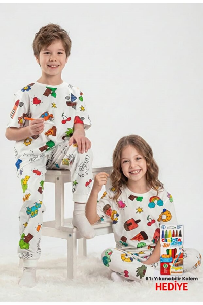 Carioca Boyanabilir Pijama 7-8 Yaş