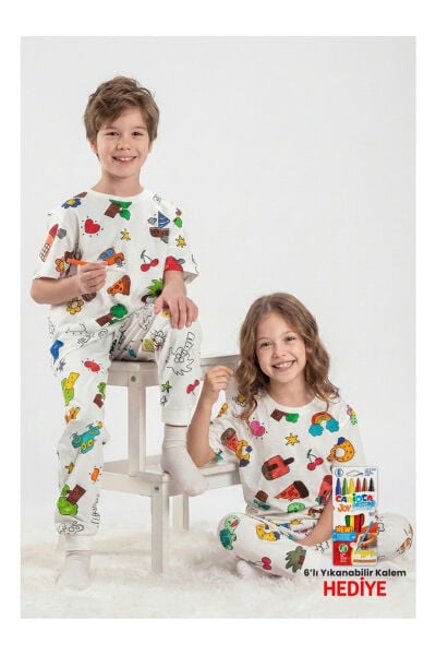 Carioca Boyanabilir Pijama 5-6 Yaş