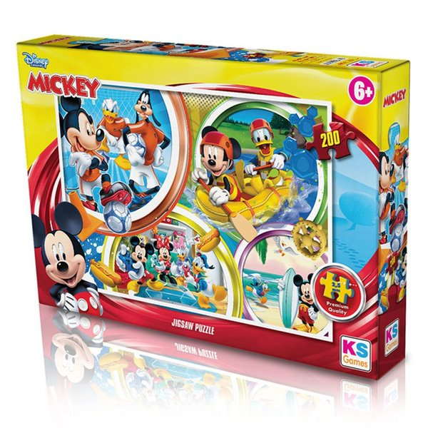 Mickey Mouse Puzzle 200 Parça