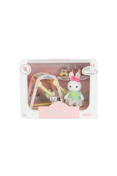 Bay Dreamy Mini Tavşan Aksesuarlı Salıncak Seti
