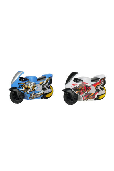 Spin N Build Motosiklet ve Fırlatıcı Seti S2