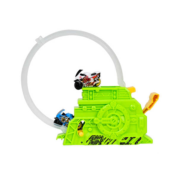 Spin N Build Motosiklet ve Fırlatıcı Seti S2