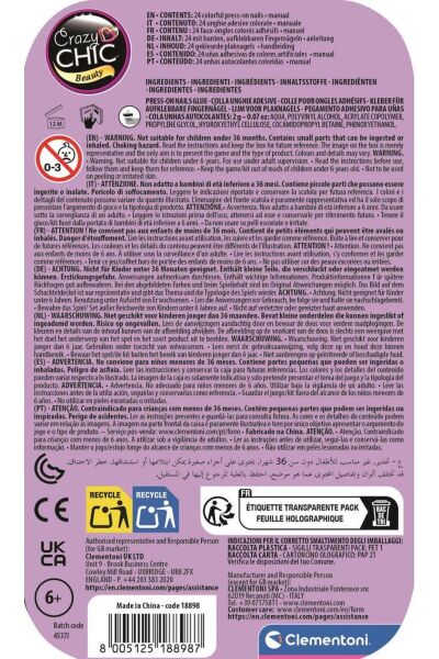 Crazy Chic Tak Git Tırnaklar Kelebek