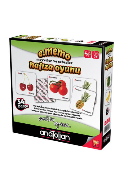 Anatolian Meyveler ve Sebzeler Hafıza Oyunu