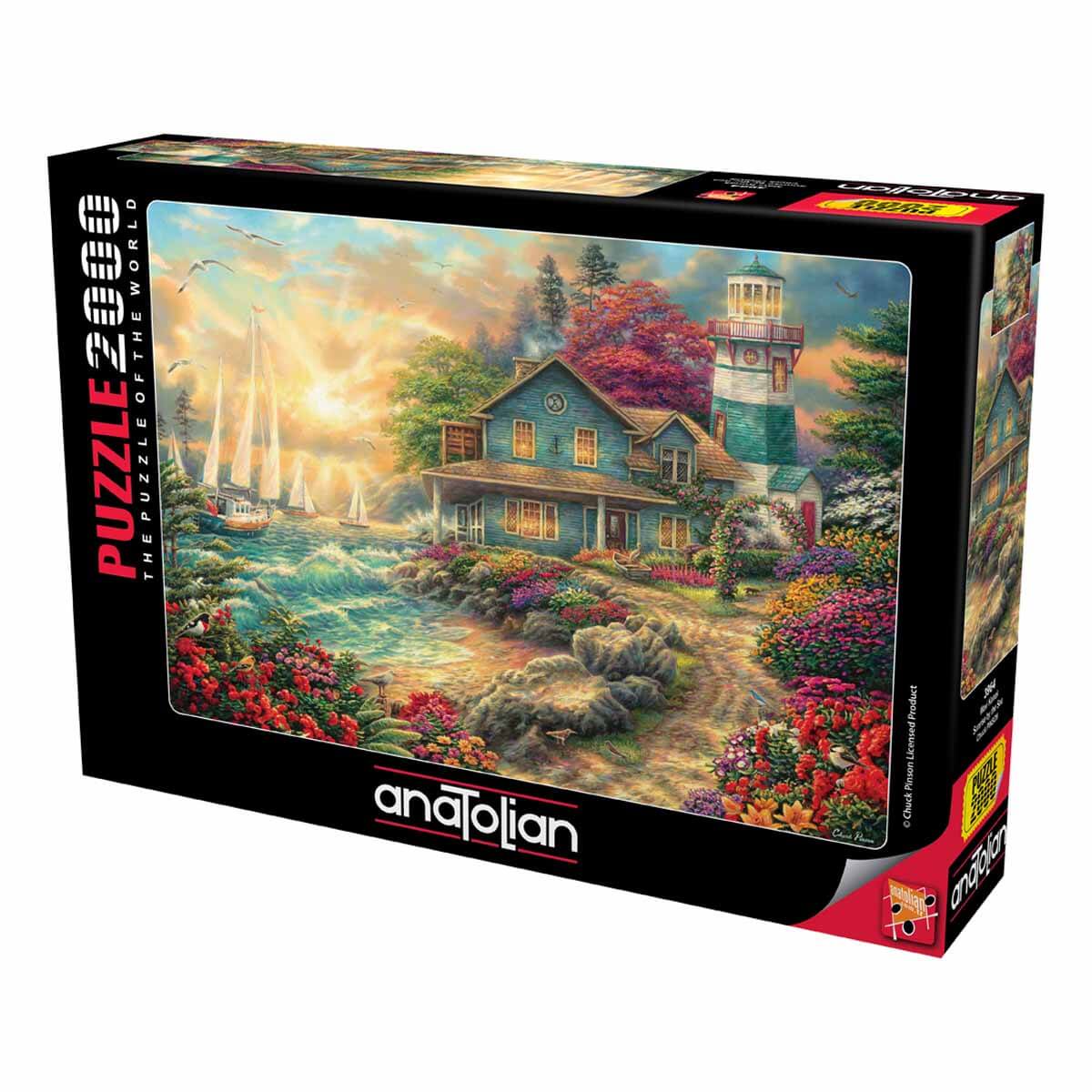 Anatolian Puzzle 2000 Parça Mavi Konak