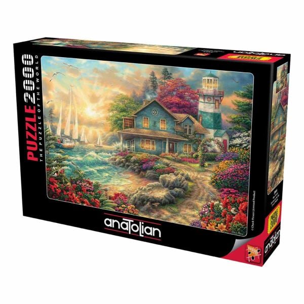 Anatolian Puzzle 2000 Parça Mavi Konak