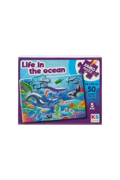 Life In The Ocean Dev Puzzle 50 Parça