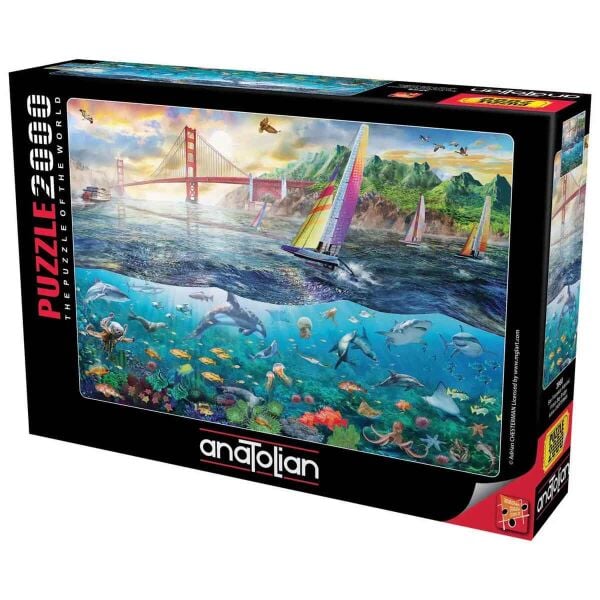 Anatolian Puzzle 2000 Parça San Francisco Köprüsü