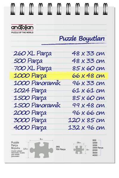 Anatolian Puzzle Ayasofya 1000 Parça