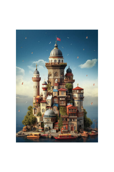 Anatolian Puzzle Kız Kulesi 1000 Parça