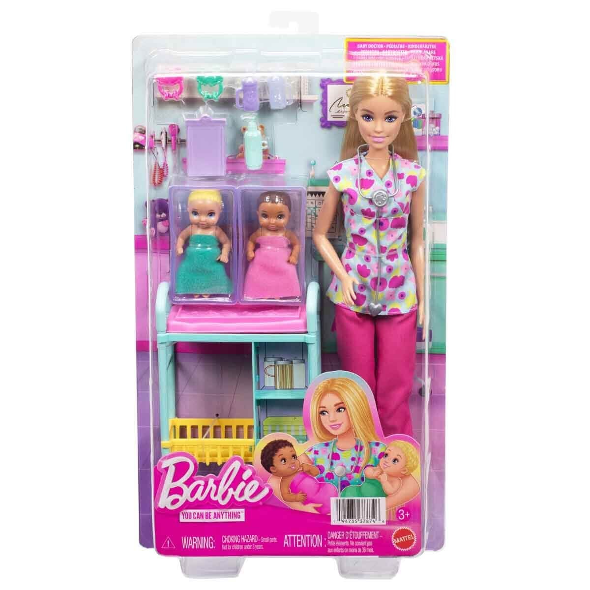 Barbie Kariyer Bebekleri Serisi Çocuk Doktoru JMK12