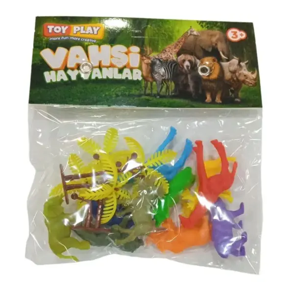 Small Wild Pack Wild Animals Figür Seti