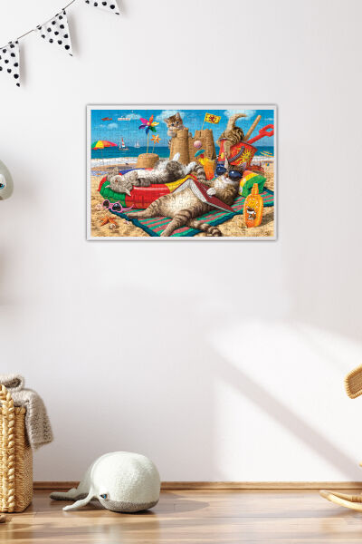 Anatolian Puzzle Kedilerin Plaj Keyfi 260 Parça