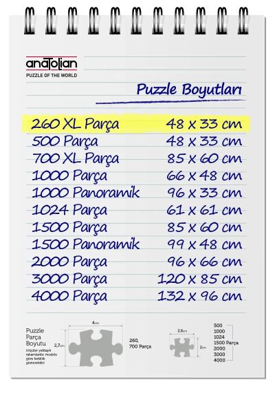 Anatolian Puzzle Kedilerin Plaj Keyfi 260 Parça