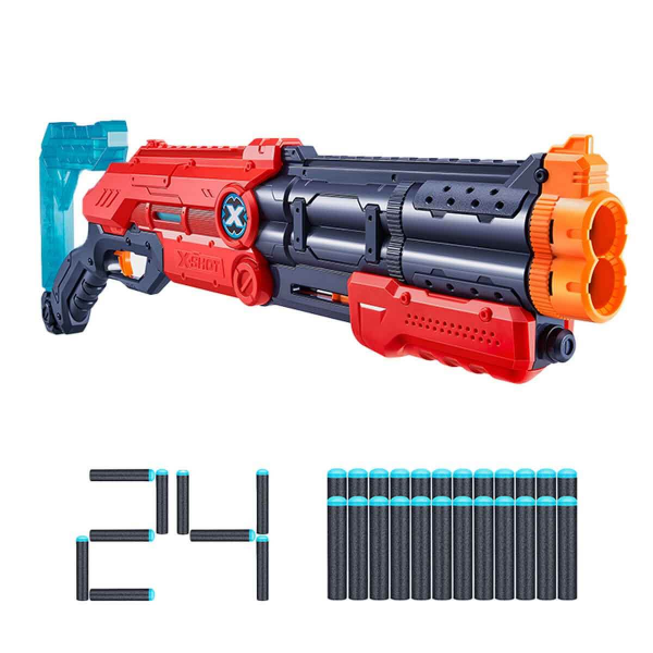 X Shot Excel Vigilante Sünger Dart Atıcı 24lü