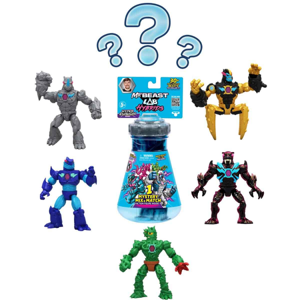 MrBeast Lab Hybrids Hyper Mix Match Sürpriz Figür