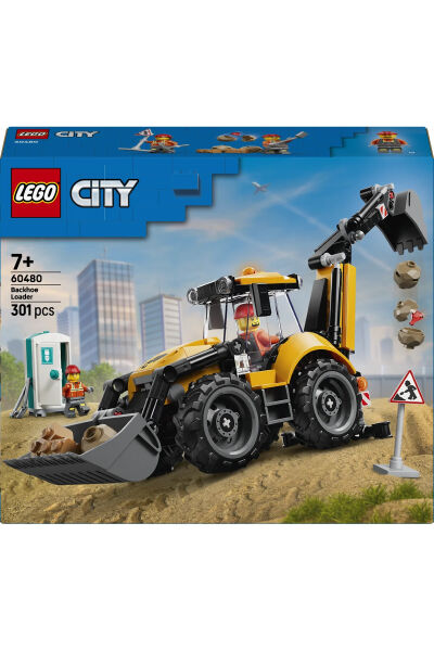 LEGO City Sarı Kazıcı Yükleyici İnşaat Oyuncağı 60480