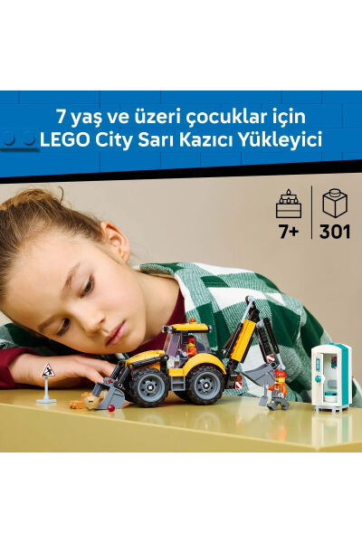 LEGO City Sarı Kazıcı Yükleyici İnşaat Oyuncağı 60480
