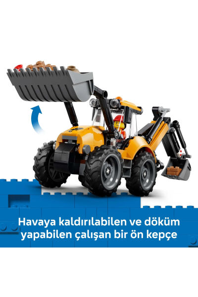 LEGO City Sarı Kazıcı Yükleyici İnşaat Oyuncağı 60480
