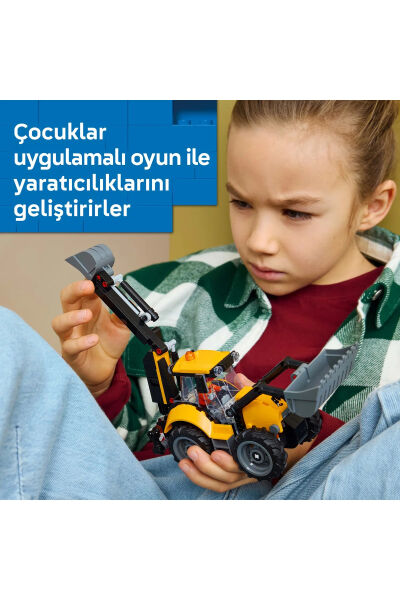 LEGO City Sarı Kazıcı Yükleyici İnşaat Oyuncağı 60480