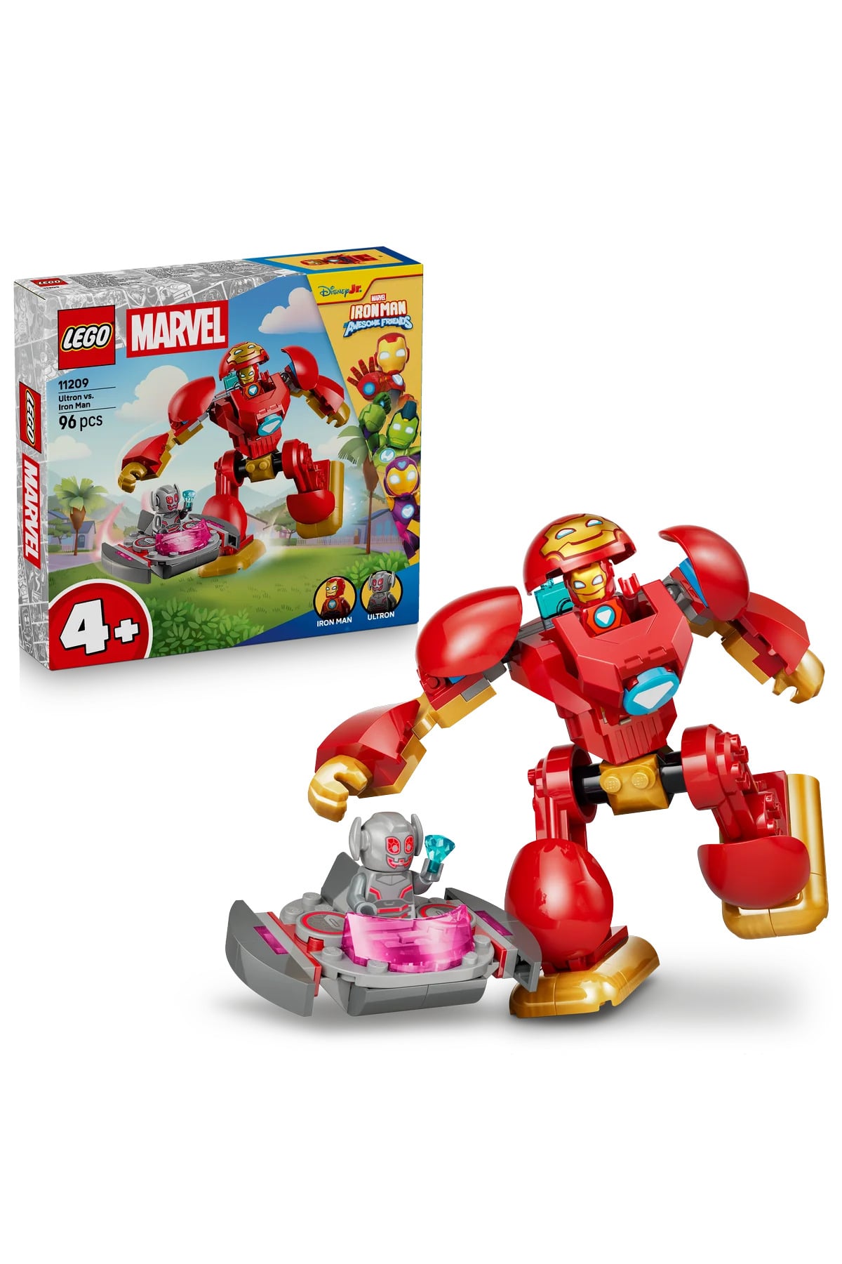 LEGO Marvel Iron Man ve Muhteşem Arkadaşları Ultron Iron Man'e Karşı 11209