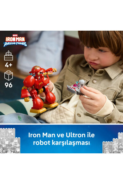 LEGO Marvel Iron Man ve Muhteşem Arkadaşları Ultron Iron Man'e Karşı 11209