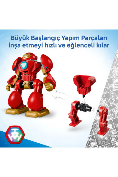 LEGO Marvel Iron Man ve Muhteşem Arkadaşları Ultron Iron Man'e Karşı 11209