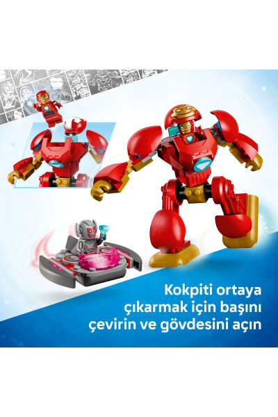 LEGO Marvel Iron Man ve Muhteşem Arkadaşları Ultron Iron Man'e Karşı 11209