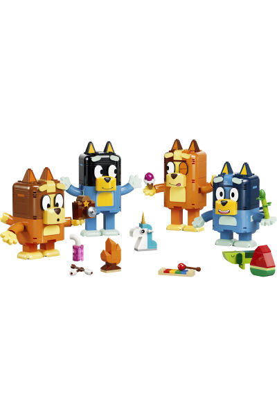 LEGO Bluey Parçalarla İnşa Edilen Bluey Ailesi 11217